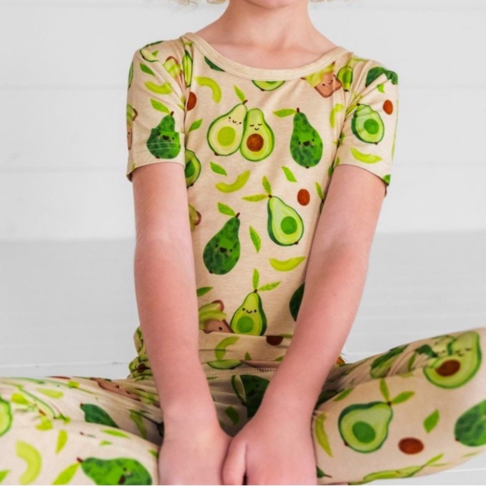 NWT Little Sleepies | Avocado Toast Short Sleeve Two-Piece Pajama Set